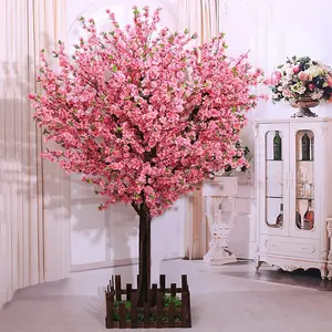 造花植物結婚式の装飾さくらの木日本桜の木装飾のための人工桜の木