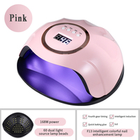 Sèche-ongles à capteur Intelligent 168W, 60 pièces, lampe Led UV à double lumière, minuterie à 4 vitesses, lampe de manucure, Gel à séchage rapide, lampe de cuisson pour Nail Art