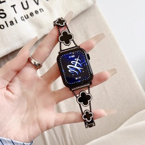 <span class=keywords><strong>Bracelet</strong></span> de <span class=keywords><strong>montre</strong></span> en métal trèfle à quatre feuilles de luxe pour <span class=keywords><strong>Apple</strong></span> <span class=keywords><strong>Watch</strong></span> Series 10 9 <span class=keywords><strong>8</strong></span> SE 45 mm 49 mm 40 mm <span class=keywords><strong>Bracelet</strong></span> pour femme en diamant - Product Image 3