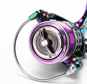 9 + 1BB Metal 25kg sürükle tuzlu su Metal renkli balıkçılık tekerlek gökkuşağı İplik balıkçılık Reel - Product Image 4