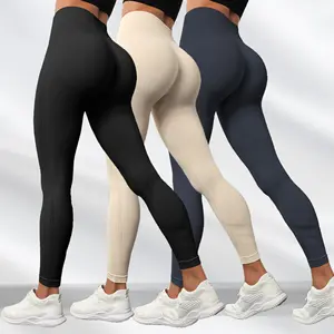 Seamless Gym Leggings Sports Yoga Pants For Women Activewear High Waist Hip Lifting SquatProof Push-up Workout Running Tights