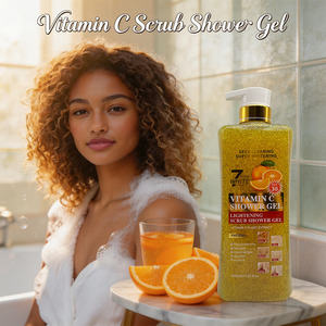 Gel Douche Naturel à la Vitamine C Éclaircissant pour les Aisselles, Anti-Âge, Brûlures Solaires, SPF30, Lavant Corporel Antibactérien - Product Image 1