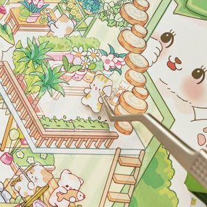 Paquete <span class=keywords><strong>de</strong></span> 5 Hojas <span class=keywords><strong>de</strong></span> Pegatinas Decorativas <span class=keywords><strong>de</strong></span> la Serie <span class=keywords><strong>El</strong></span> <span class=keywords><strong>Mago</strong></span> <span class=keywords><strong>de</strong></span> <span class=keywords><strong>Oz</strong></span>, Pegatinas Decorativas con Escenas <span class=keywords><strong>de</strong></span> Casas en Miniatura en <span class=keywords><strong>3D</strong></span> - Product Image 3