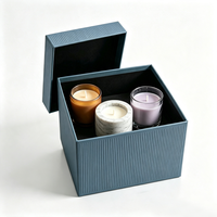 Boîte cadeau rigide personnalisée en carton recouvert de PU avec insert en mousse personnalisé, boîte de rangement de luxe pour coffrets cadeaux