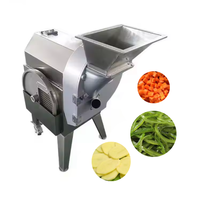 Coupe-légumes électrique industriel en acier inoxydable Robot de cuisine pour le déchiquetage et le tranchage en dés pour le restaurant