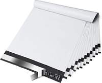 Blanc 10x13 Pouces Poly Mailers Forte Adhésif Auto-Joint Sacs D'expédition pour Vêtements Petite Entreprise Retour Postal Paquet