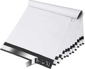 Bianco 10x13 pollici Poly bustine adesive autosigillanti per spedizione per abbigliamento per piccole imprese <span class=keywords><strong>pacco</strong></span> di reso <span class=keywords><strong>postale</strong></span> - Product Image 1