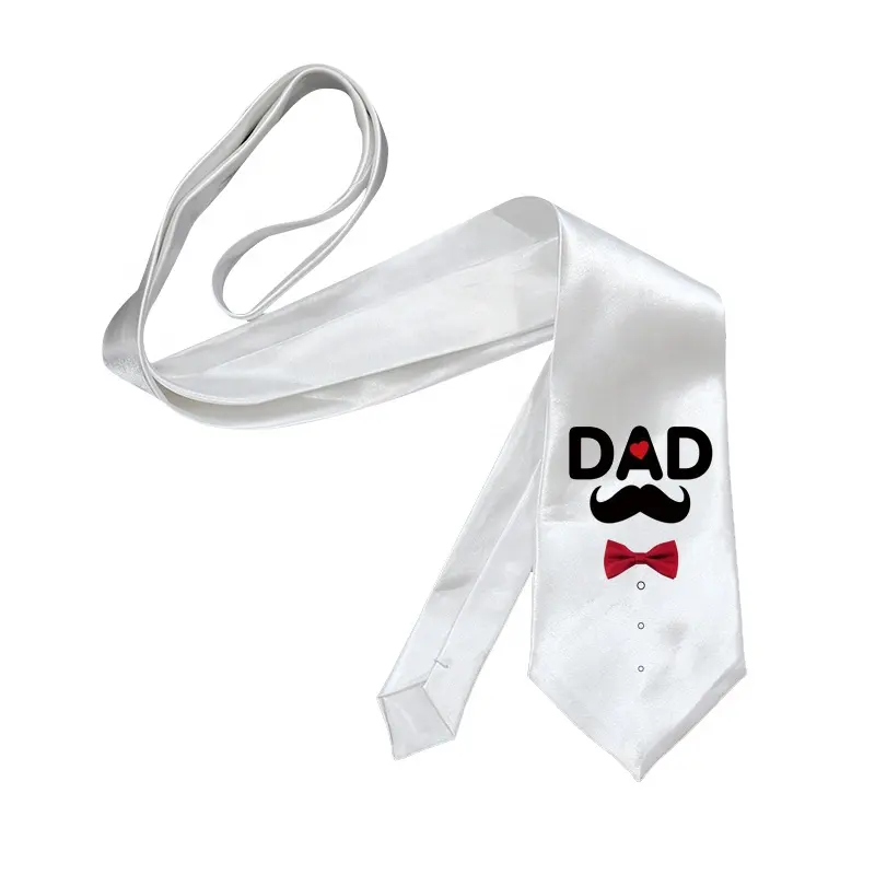 New Arrival Father'Day Gift Custom Logo Printable Necktie Sublimation Blank Tie