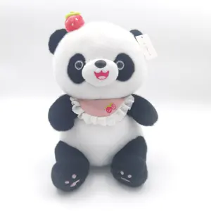 Toptan yüksek kalite özel dolması süper yumuşak hayvan dev Panda ayı peluş oyuncaklar çocuklar için bez ile