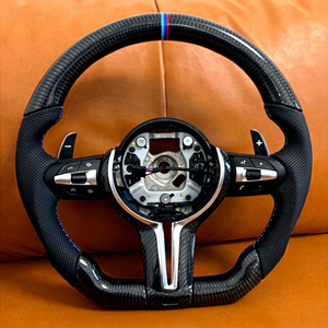 พวงมาลัยคาร์บอนไฟเบอร์สำหรับ BMW ซีรีส์ 3 รุ่น Open Center Selected Configuration BF30TCFREF - Product Image 1