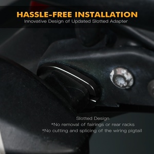 Adaptateur d'entretoises de clignotant d'élimination de tige de clignotant NiceCNC pour <span class=keywords><strong>Kawasaki</strong></span> KLR650 2008 - 2010 2011 2012 2013 2014 <span class=keywords><strong>2015</strong></span> 2016 2017 - Product Image 4
