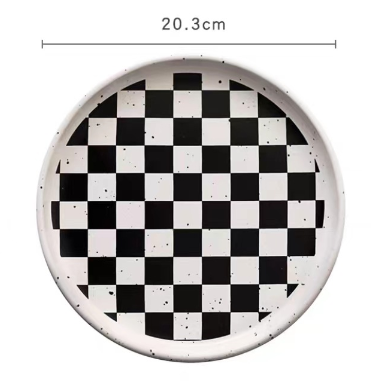 Black and white grid