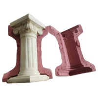 Vente directe en plastique jardin Sculpture ciment et caoutchouc moules béton Statues Pot de fleur moule pour fibre de verre Silicone matériel
