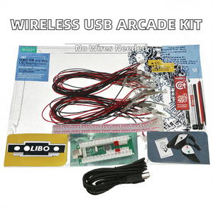 Kit de Controlador Inalámbrico USB de Retardo Cero para PC/<span class=keywords><strong>PS4</strong></span>/iOS/Android, Palanca Arcade en Inglés para Plástico - Product Image 4