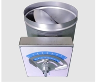 Vanne à air à volume variable en aluminium extrudé avec contrôle mécanique et électronique intégré en boucle fermée