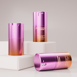 Flacon pompe à lotion en verre rond de luxe de 30 ml, flacon à lotion vide rose avec pompe, flacon de fond de teint en verre pour maquillage de 30 ml - Product Image 4
