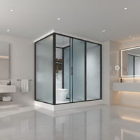 Unité de salle de bain modulaire de haute qualité pour usage hôtelier, design personnalisable - Salle de douche fiable et pratique