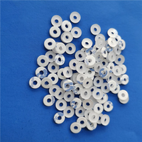 M4 M5 M10 Nylon Unter leg scheibe 4mm ID 15mm Außen durchmesser 1mm dick weiß schwarz Kunststoff Gummi Silikon Dichtung Distanz stück Dichtung sring