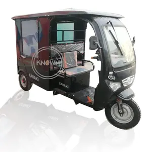 Triciclo elettrico Tuk Tuk 3 ruote per autovetture per adulti ampio spazio con sedile passeggero e carico