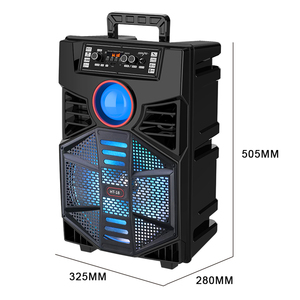 Altavoz Bluetooth Portátil HT-16 HT-18 de 12 Pulgadas para Baile, DJ, Karaoke Móvil, Canto al Aire Libre, Iluminación LED RGB, Batería - Product Image 4