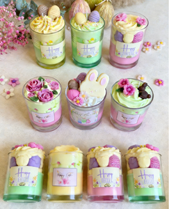 LANJO Wholesale Easter Themed Scented <b>Candles</b> Handmade Soy Wax Jar <b>Candles</b> <b>Long</b>-<b>Lasting</b> <b>Candles</b> for Holiday Home Party Decor - Product Image 6