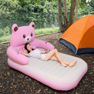 Penjualan langsung dari pabrik matras tiup tebal ganda lipat abu-abu merah muda matras udara disesuaikan untuk rumah - Product Image 2