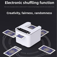 Nouveau Mélangeur de Cartes Multifonctionnel Tout-en-un pour Texas Hold'em Duan Tan Poker Version Rapide Fabriqué en Chine Boîte en Carton
