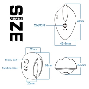 Vibratore indossabile invisibile delle mutandine del clitoride del vibratore del telecomando senza fili per la biancheria intima della <span class=keywords><strong>donna</strong></span> - Product Image 6