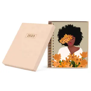 Grote Spiraal Notebook Notebook B5 Aanpasbare Hardcover School Mooie Meisje Zelf Zorg Journal