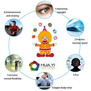 6 pannelli di contatto palloni da giocoliere in morbida pelle sintetica colorata e resistente pallina da giocoliere per bambini e adulti - Product Image 6