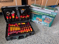 Kit d'outils métriques isolés 1000V, 41 pièces, pour équipements haute tension, véhicules électriques, centrales électriques