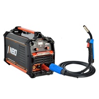 JINBO-soldador 3 en 1 MIG + Flux core co2, 200Amp combinada de máquina de soldadura, soldador por puntos MIG