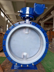 SS304วาล์วผีเสื้อแบบเกลียวติดมือ/316 PTFE/EPDM เรียงรายไปด้วยการกัดกร่อนไม่มีการรั่วไหล - Product Image 6