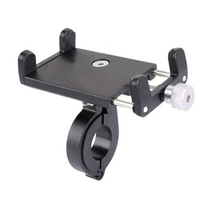 Soporte de teléfono de aleación de aluminio para bicicleta, bicicleta eléctrica, motocicleta, soporte ajustable, talla única, negro, titanio, rojo, azul - Product Image 3