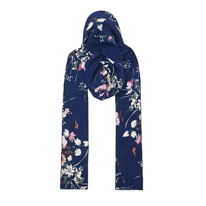 Thời trang mới đầu kết thúc tốt đẹp vành Ribbon bên trong cap hijab Turban Mũ hoa in ngay lập tức Hijabs hồi giáo cho phụ nữ - Product Image 3