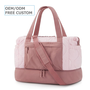 กระเป๋าเดิ<span class=keywords><strong>น</strong></span>ทางแบบมีช่องใส่รองเท้า กระเป๋าออกกำลังกาย กระเป๋าเดิ<span class=keywords><strong>น</strong></span>ทางสุดสัปดาห์ กระเป๋าเดิ<span class=keywords><strong>น</strong></span>ทางแบบพองลม สำหรับเดินทาง ท่องเที่ยว และออกกำลังกาย ผลิตตามมาตรฐาน BSCI - Product Image 1