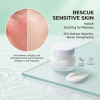 Crème hydratante à la Centella Asiatica et au panthénol OEM/ODM - Répare la barrière cutanée, réduit les rougeurs, éclaircit et raffermit la peau - Crème pour le visage