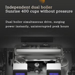CK-008 умная Коммерческая двухголовная полуавтоматическая кофемашина с сенсорным экраном специально разработана для кофеен. - Product Image 5