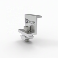 Système de montage solaire en aluminium galvanisé à chaud pour toitures métalliques, composants à angle d'inclinaison réglable, supports solaires personnalisés OEM ODM