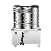 Machine à plumer le poulet automatique personnalisé avec les doigts en caoutchouc 5-6 plumes de volaille commerciale