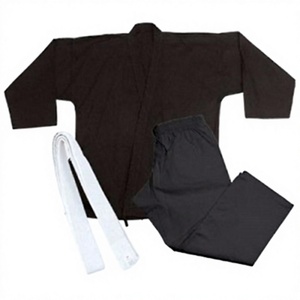 Figura de acción de desgaste de artes marciales de calidad superior para hombres de Halloween, uniforme de Karate de Cobra Kai de Color negro al por mayor barato - Product Image 1