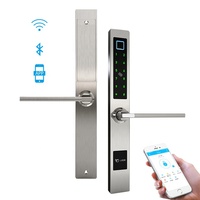 Tuya — serrure de porte en verre/bois magnétique, sans clé, application pour téléphone portable, déverrouillage à distance