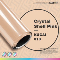 Film de protection de voiture en vinyle PET brillant couleur rose or, haute élasticité, film changeant de couleur pour carrosserie automobile, 1,52*17M