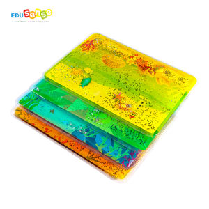 EDUsense Enfants Montessori Coussinets de Gel L'autisme Glitter Sensorielle Fidget Jouets Remplis D'eau Pour Enfants Autistes Tapis Tout-petits 1-3 - Product Image 2
