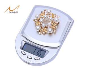 ميزان إلكتروني رقمي صغير محمول بسعة 500 جرام/0.01 جرام للذهب والفضة والمجوهرات مع شاشة LCD وأداة قياس متعددة الوحدات تعمل بالبطارية - Product Image 6