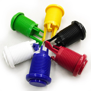 Boutons de cabinet d'arcade de 28 mm, style américain Happ, boutons poussoirs pour accessoires de jeu - Product Image 4