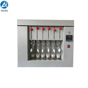 Aoda <span class=keywords><strong>SZF</strong></span>-<span class=keywords><strong>06C</strong></span> Grain alimentation laitier Analyse de la teneur en matière grasse brute Analyseur de graisse Soxhlet de laboratoire - Product Image 2