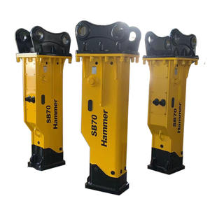 Martello demolitore idraulico con attacco per escavatore a scatola Sb70 Sb121 per costruzioni pesanti - Product Image 1