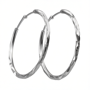 Pendientes de aro Shimod chapados en oro, aleación de zinc, geométricos, clásicos, unisex, joyería de moda E244 - Product Image 1