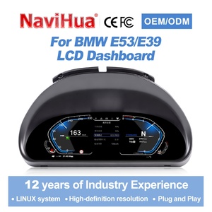 Tableau de bord numérique pour voiture 10,25 pouces pour BMW X5 E53 Série 5 E39 1999 2006, écran LCD, compteur de vitesse, compte-tours, CarPlay - Product Image 4